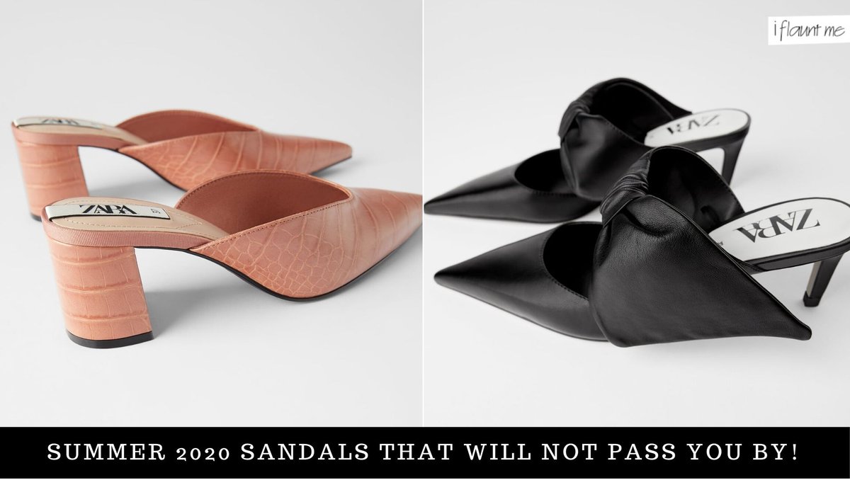 Iflauntme's tweet photo. Best Summer 2020 Sandals you should shop right now!

Know more at - https://t.co/nmk1o7mNvM

📸 ZARA
⁠
#footwear #sandals #summerfootwear #footweartrends #flats #mules #heels https://t.co/uiVHm2tMjc