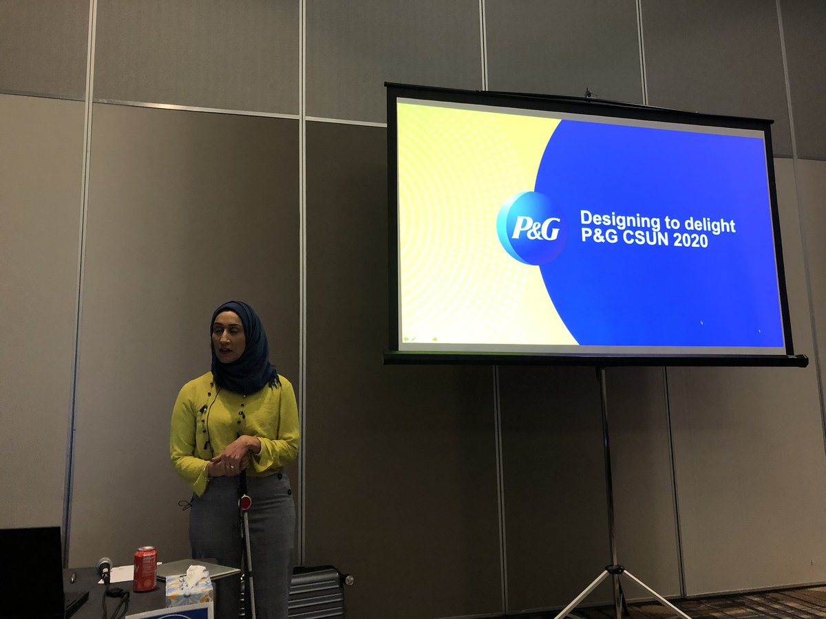 elismatic's tweet photo. @SamLatif7 #weeseeequal Impressive presenter. #CSUNATC20 #a11y #Canadadotca #GCDigital https://t.co/dF0mjdZMMd