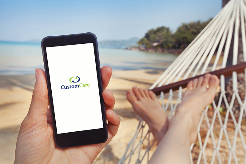 CustomCarePlan's tweet photo. Claims done ANYWHERE with CustomCare! You don’t even need to wear pants. #PantsOptional https://t.co/sg40p2emek https://t.co/fu6R9aVR9Y