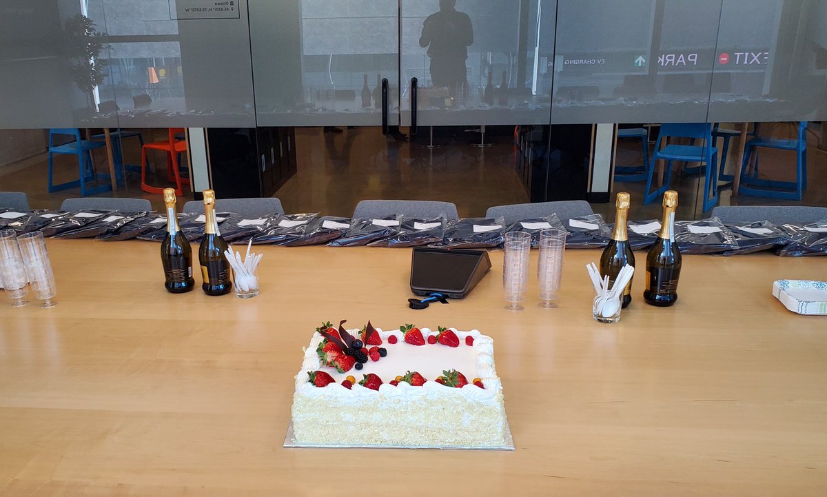 axsource's tweet photo. In recognition of the hard work and dedication that went into a global implementation of #D365, we gathered the team together at the Fleet Complete office in Toronto for a little celebration and personalized SWAG.
#AXSource #FleetComplete #Dynamics365 #MSDyn365FO #FlexProject https://t.co/ga3IBllNec