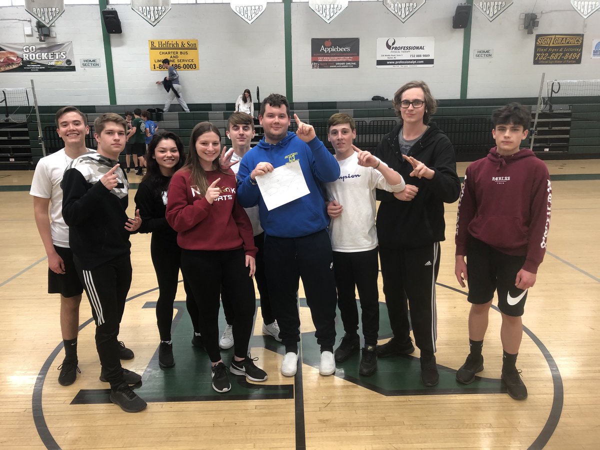 RHS_FRbaseball's tweet photo. CONGRATULATIONS to Team #4 in Block 4A for winning the volleyball tournament!!  Great job by all participants!! https://t.co/UJlpRPVbl3