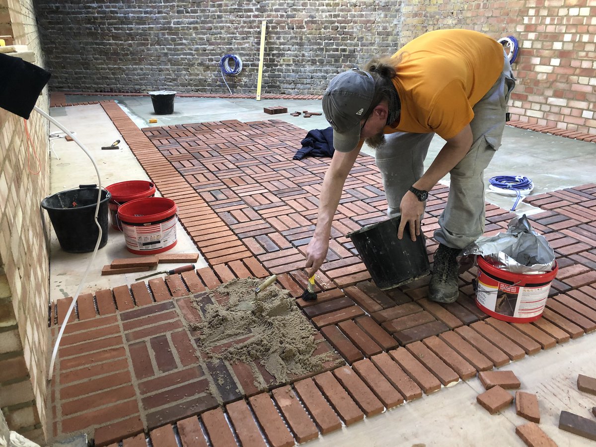 JohnCave's tweet photo. Never been quite this excited by a floor before... the new showroom for @EHSmithACP in Clerkenwell is taking shape! https://t.co/XkAvSHtCS0