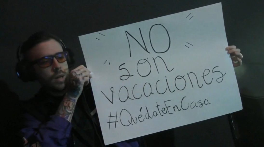 Y recordad gente: no son vacaciones #QuedateEnCasa
