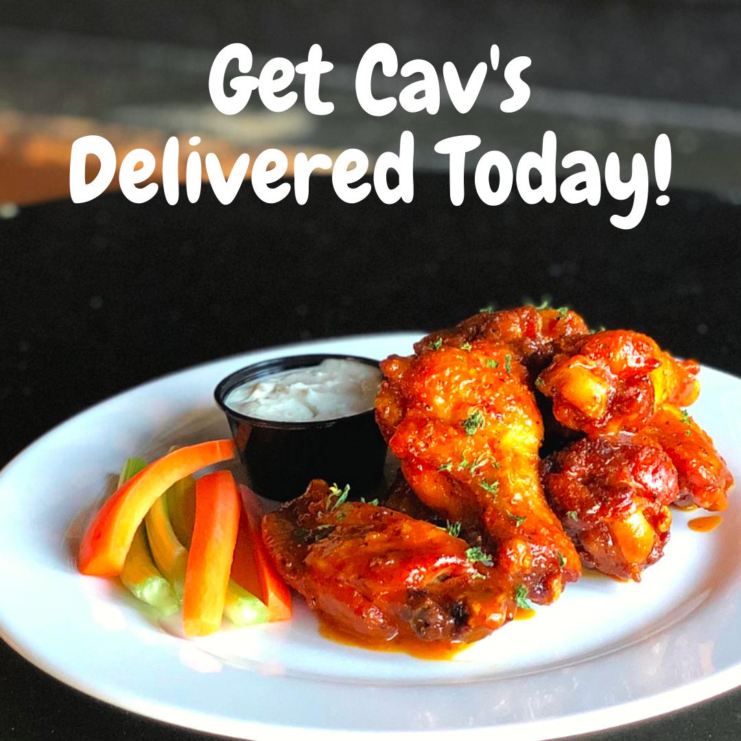 Keeping yourself safe and healthy at home? We know you could use some wings to help make your time at home a little more fun! #CavsHeadhouse is available for delivery, just visit our website and click on the "Delivery" tab to get started!

Full menu: bit.ly/2PXYgY5