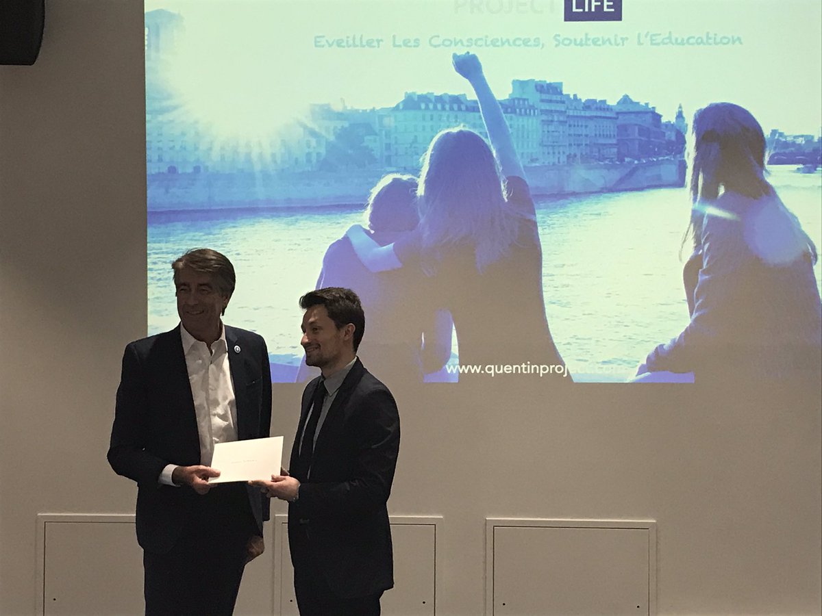 audencia's tweet photo. #Entreprises - Bravo aux #etudiants pour votre bourse #Quentinprojectforlife @AudenciaDigital et merci @lorealparisfr @DanyBoulenger pour votre soutien indéfectible ! https://t.co/jw9RfrYKFQ