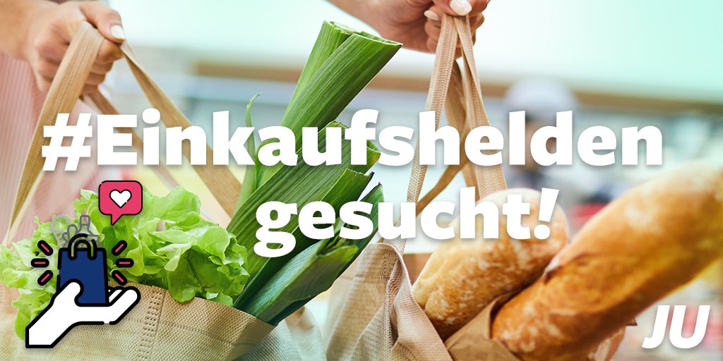 Wir suchen #Einkaufshelden! In der #Corona-Krise helfen wir kranken und älteren Menschen beim Einkauf von Lebensmitteln oder bei anderen nötigen Erledigungen. Freiwillige können sich in den kommenden Tagen auf einer Homepage melden, die wir dafür einrichten. #FlattenTheCurve