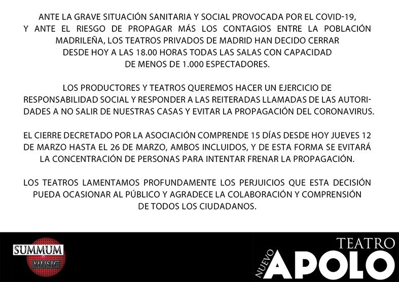 Teatro Nuevo Apolo (@nuevoapoloofic) on Twitter photo 