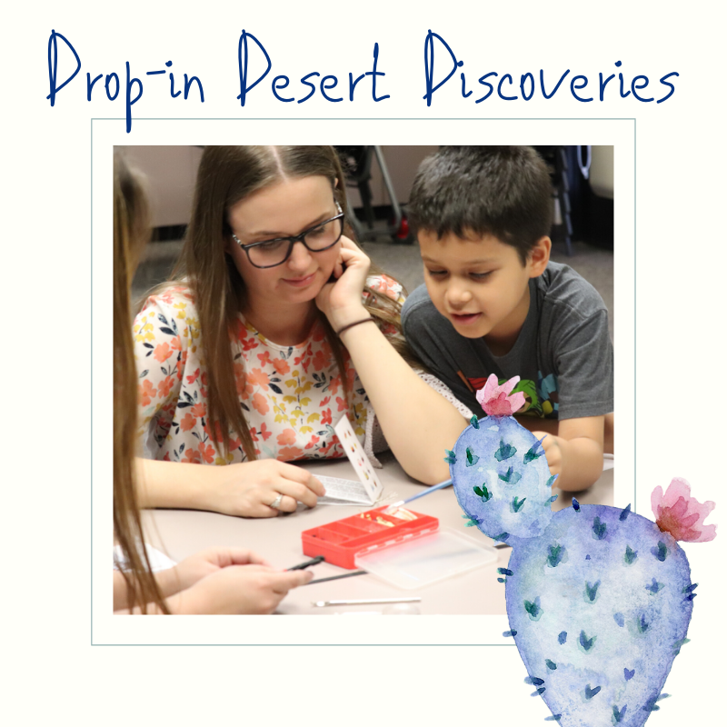 acnc_smeec's tweet photo. Looking for something to do this rainy Thursday and Friday? Join us at SMEEC for Drop-in Desert Discoveries!

Drop-in Desert Discoveries allow kids to explore the Sonoran Desert through self-guided crafts, stories and hands-on activities.

Learn More: https://t.co/0txNycLsUJ https://t.co/UJ8GQ0RqK9