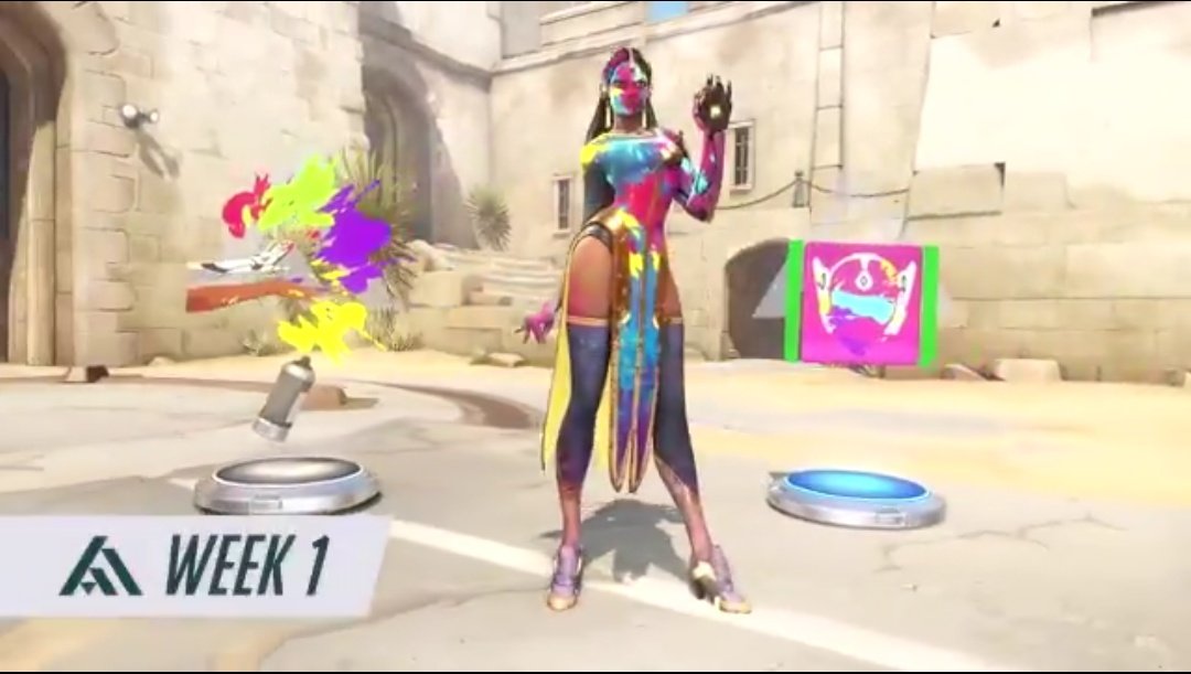 I wanted to write that Ana's new skin is really beautiful. 
Then I saw symmetra.
And I wonder. 
Did unicorns cum on Symmetra?
Did Symmetra participate in a bukkake with unicorns?
#overwatch