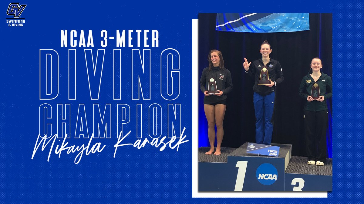 gvsuswim's tweet photo. 🏆Our Champion🏆

Congratulations Mikayla Karasek!

#AnchorUp https://t.co/wdEbzrwoXk