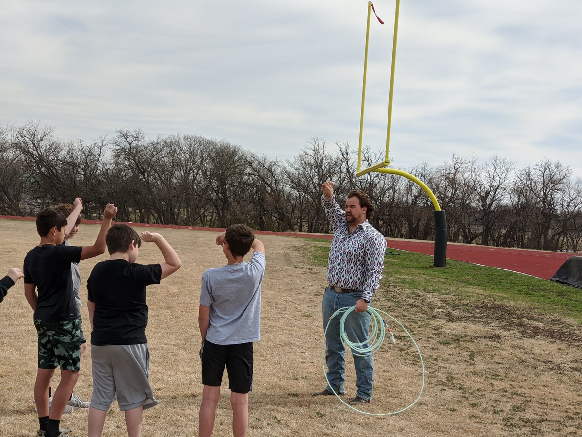 MrMcDonaldACMS's tweet photo. These buccaroo's are learning to be cowboys with Mr. Pomatto #ACexplo2020 https://t.co/uyhgw6u17o
