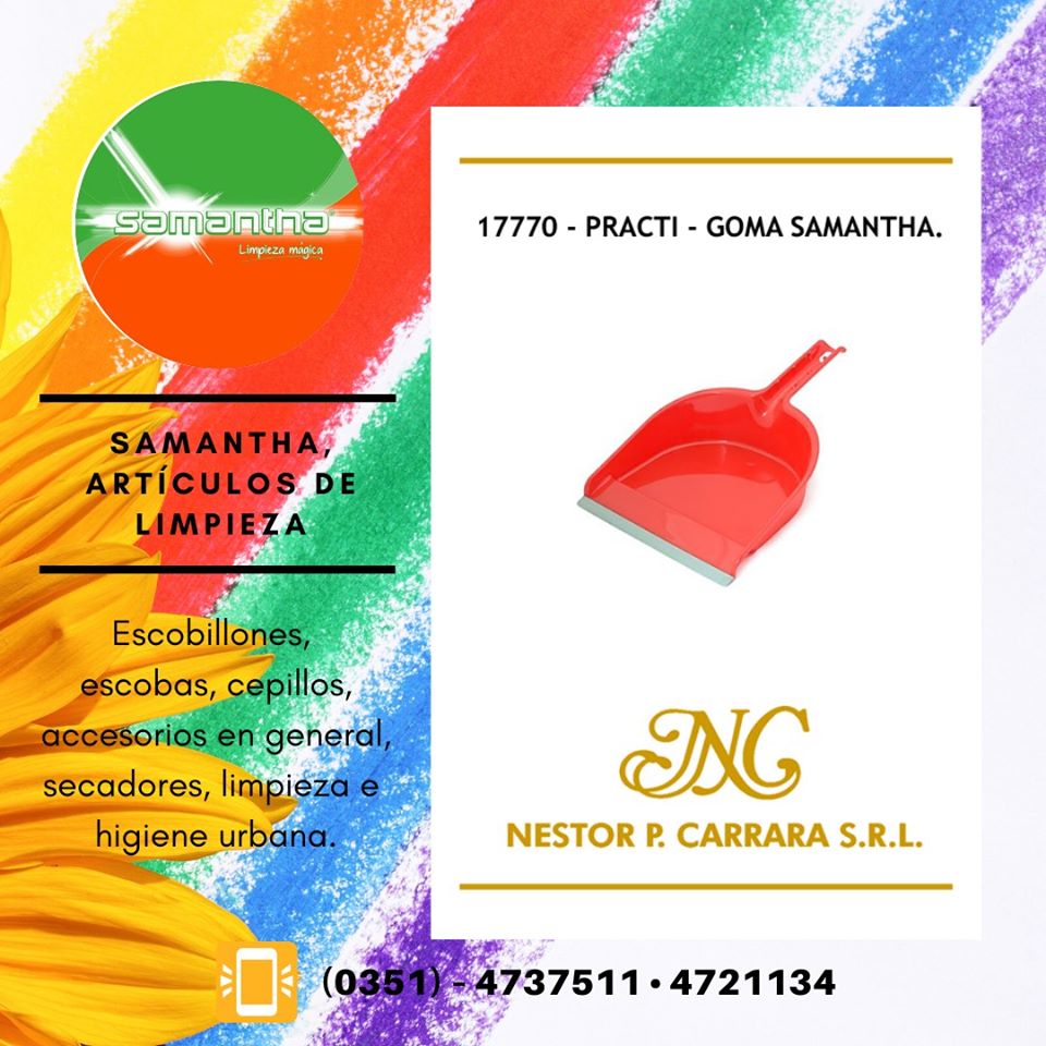 CarraraSRL's tweet photo. 🛒 #CarraraTieneDeTodo • Samantha es la línea de artículos de limpieza más completa, excelente precio / calidad en escobillones, escobas, cepillos, accesorios en general, secadores, limpieza e higiene urbana ✨

Pedidos y consultas 📲 https://t.co/ZtkdrGhefw https://t.co/mr87iQKVuJ