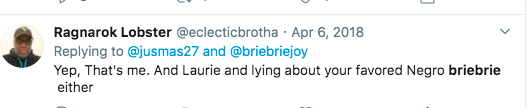 which is a call back to something toxic troll/Hoarse friend Eclectic Brotha said about Briahna, who goes by Brie.Toxic trolls like Hoarse, Eclectic & Sally Albright, who ran a sock puppet army which probably coordinates a lot of these trolls, mockingly call her Brie Brie. (42/?)