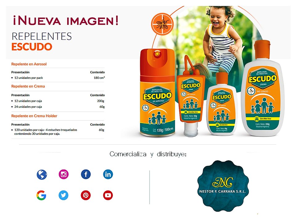 CarraraSRL's tweet photo. 🛒 #CarraraTieneDeTodo • ¡ALERTA DENGUE! 🚫

Tenemos la nueva línea de repelentes Escudo (crema y aerosol) en varias presentaciones y riquísimo aroma.

No contienen sustancias grasas ni mancha la ropa.

Pedidos y consultas 📲 https://t.co/ZtkdrGhefw https://t.co/vkPGsCBXPm