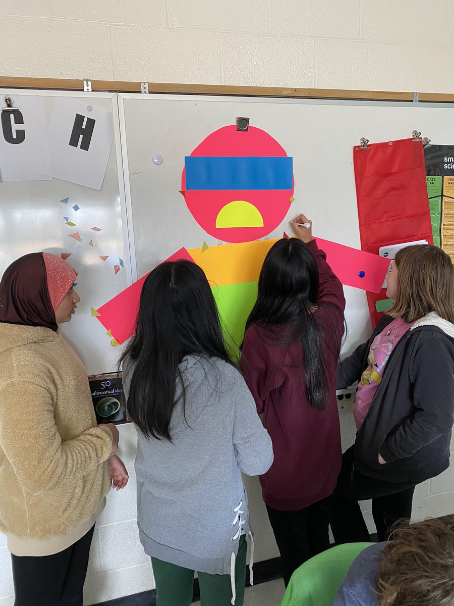 Excited to try these dartboards our <a href="/AllanAMartinPS/">Allan A. Martin</a> Grade 8s made for area of a circle/measurement. They all added their own twist to them! 🎯