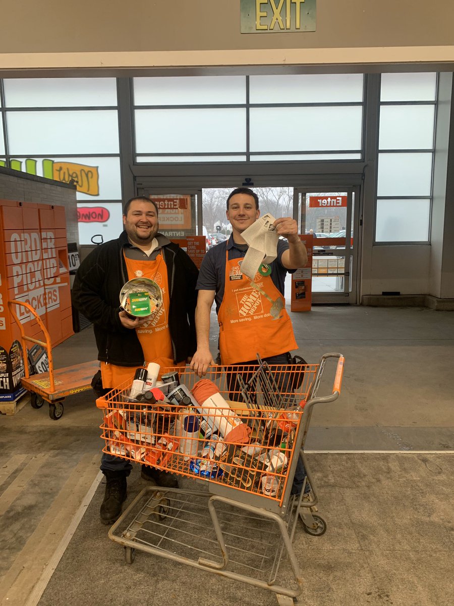 From volunteering our time yesterday for Team Depot and giving back to vets to recovering $1500+, Danny and I have had a good week. <a href="/Trisha2211/">Trisha Makovsky</a> <a href="/BonnieMcDTHD/">Bonnie McDonnell</a> @DaveHauerTHD <a href="/EdgarEspejel/">Edgar</a>