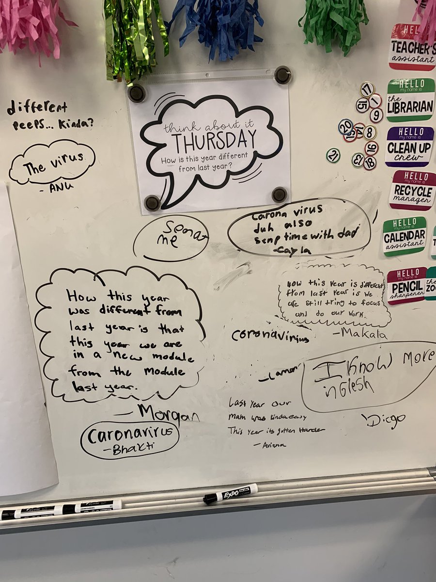 Finally had a chance to read today’s whiteboard message and looks like the Brainiacs are very interested in the Coronavirus 🤦🏾‍♀️