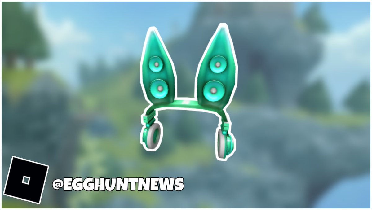 Rbxnews Rdc2020 On Twitter Recently Teal Techno Rabbit Headphones Appeared On Rolimons Leaks Could These Be The Bunny Ears This Year Link Https T Co Bfu5opf0by Roblox Egghunt We Re A Bit Late On This