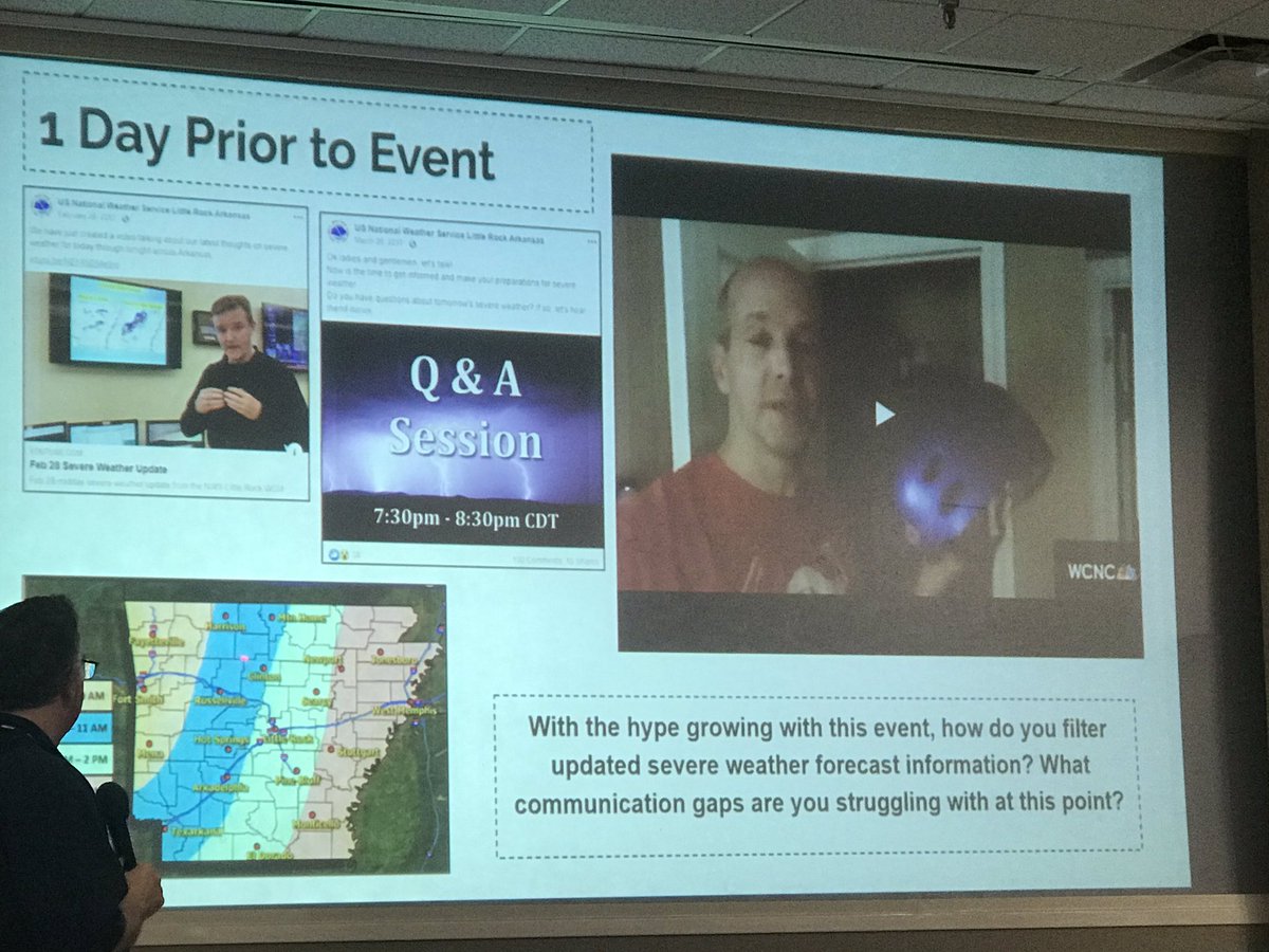 weatherdan's tweet photo. Look @wxbrad from WCNC Charlotte made a cameo at the @NWSLittleRock #ARIWT #ARIWT2020 with his informational video on where to take shelter in a tornado AND so did the Cupcake Watch vs. Warning graphic. π ππΌ https://t.co/gJSaFU0tIj
