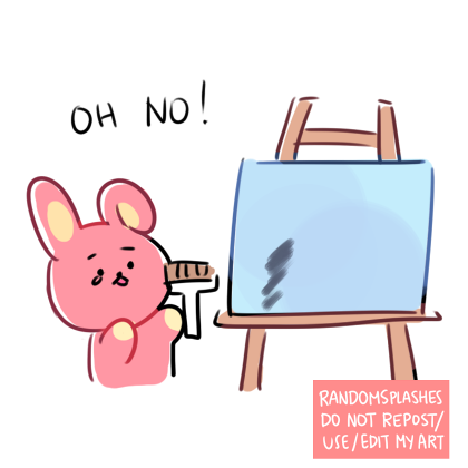 there's no mistakes, just happy accidents!

#BTS #BT21 #JUNGKOOK @BTS_twt 