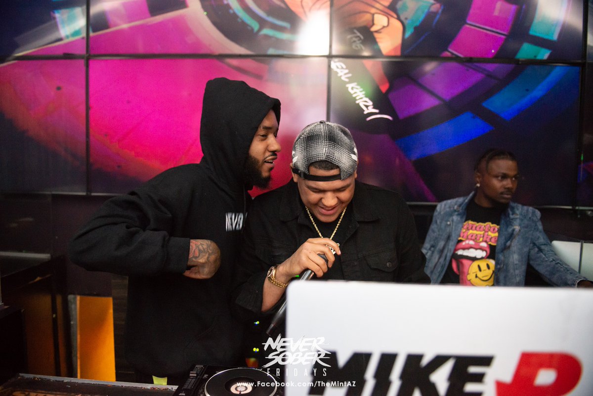 themintAZ's tweet photo. Never Sober Fridays - Hosted by DJ Mike P - 3.6.20 HOST: @TheRealKhiry with your one and only best @RealJtHolmes  #ScottsdaleNightlifeBestPromo  
https://t.co/9Q8JrXI6Ag
#Scottsdalebestnightclub #Scottsdalebar #Bars #bottleservice #vipclub #aznightlife #downtownscottsdale #lit https://t.co/vTMyfnmr0L