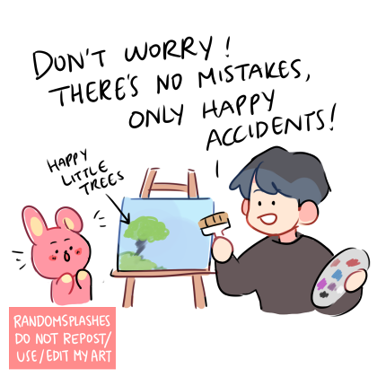 there's no mistakes, just happy accidents!

#BTS #BT21 #JUNGKOOK @BTS_twt 