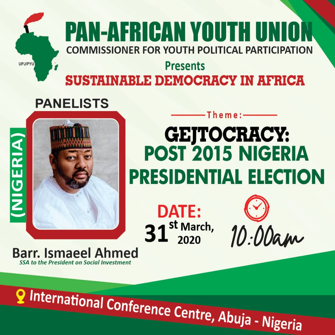 OJNofficial's tweet photo. Meet our PANELISTS: Barr. Ismaeel Ahmed @IsmaeelAhmedB(NIGERIA), Senior Special Assistant to Nigeria President on Social Investments
@GEJonathan @YouthAfricanU @Muyumba @Tahinajuliana @SundayDareSD @renoomokri @BashirAhmaad @GbengaGOLD @adeyanjudeji https://t.co/QG5P6vO7kp