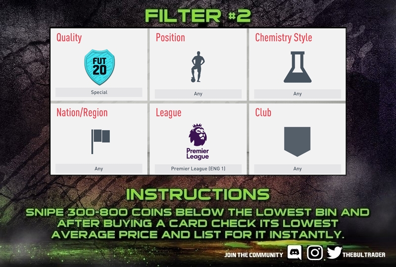 TheBulTrader's tweet photo. Looking for a way to make some quick coins?🤔

Get on these filters given by me!💸

Join my Discord server! https://t.co/5hP931FetD

#FIFA #FIFA20 #FUT #FUT20 #FIFA20UT #FIFAUT #FUTPlayerDays #FUT20PlayerDays #FUTTrading #SnipingFilter #FIFASniping #FIFASnipe #FUTSniping https://t.co/1hkBylnZi7