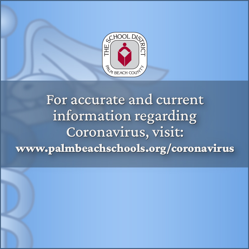 DFennoy's tweet photo. The @PBCSD understands the critical importance of a transparent flow of credible information. Sadly, there are many rumors floating around. For factual information, visit the District's dedicated Coronavirus website: https://t.co/xvozuxFK9L 
Thank you for your support. https://t.co/idXvv5qdML