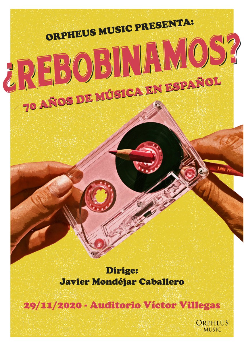 ⭐️¿Rebobinamos? 70 años de música en español⭐️

Presentamos nuevo proyecto👇

Un repertorio de música exclusivamente en español que hará un recorrido por los últimos setenta años de nuestro panorama musical😍🎤

<a href="/AUDITORIOMURCIA/">Auditorio Regional Víctor Villegas</a> @fecorem_murcia <a href="/AytoMurcia/">Ayuntamiento de Murcia</a> <a href="/CulturaMurcia/">Cultura de Murcia</a>