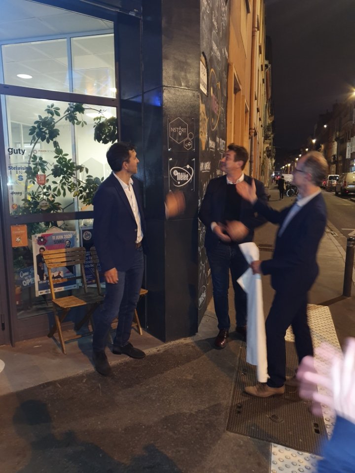 ManuChaput's tweet photo. Inauguration de #NStart @INP_ENSEEIHT  @LaMeleeLive, bon vent à nos étudiants entrepreneurs, ... https://t.co/3S01m4CoWw
