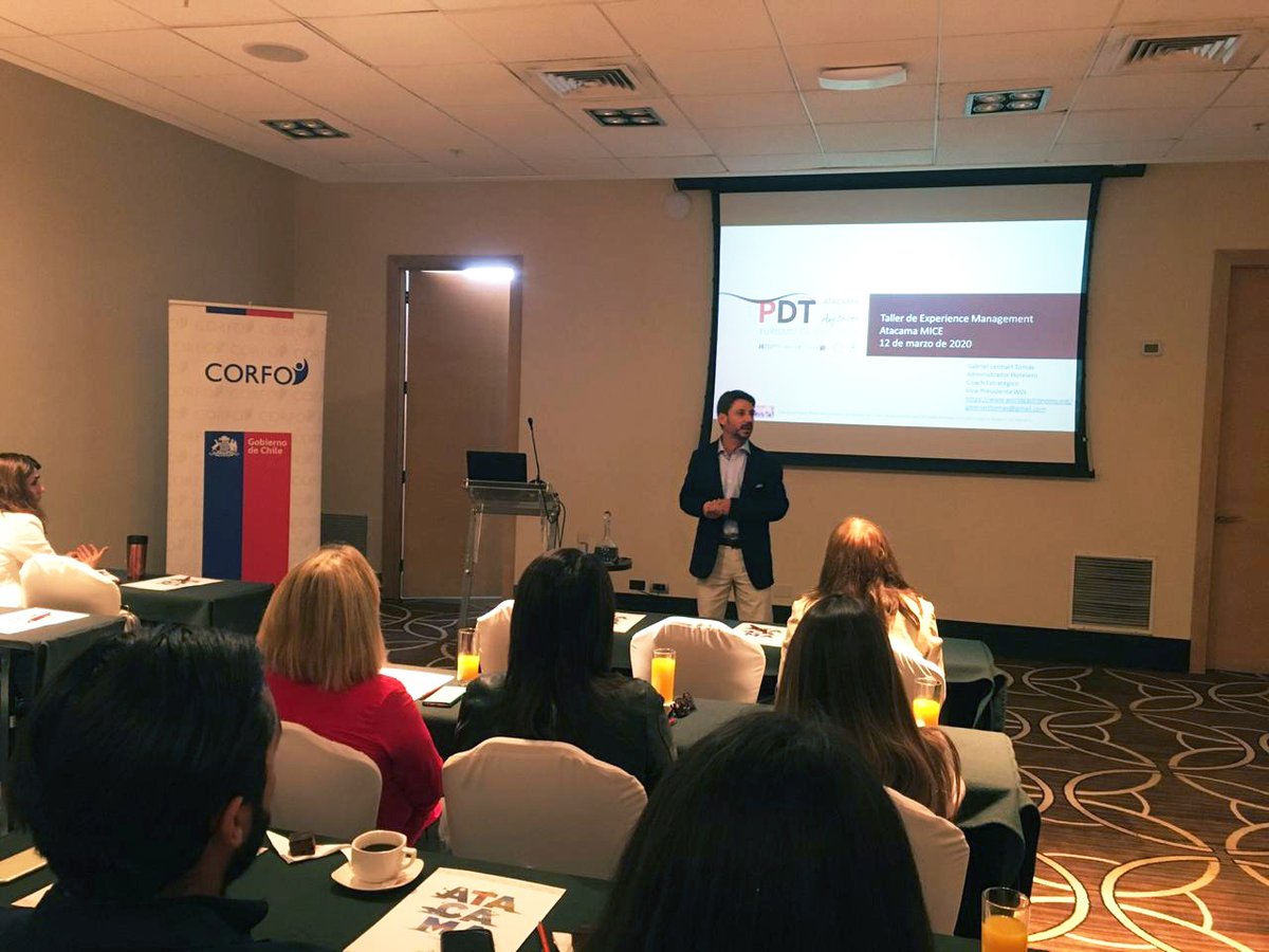 HotelerosChile's tweet photo. INAUGURACIÓN Y PRIMER TALLER #PDTAtacamaAnfitriona – Turismo MICE. 👨‍🏫
Estamos felices de ser parte de este proyecto y ayudar a fortalecer 💪 las #Pymes turísticas de la región.

@CorfoAtacama @Corfo @CORE_ATACAMA @SernaturAtacama @sernatur @AtacamaEconomia #hotelesatacama https://t.co/VfK4n4GVFl