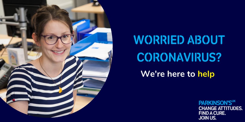 ParkinsonsUK's tweet photo. Coronavirus and Parkinsons.

Our top priority is to support people affected by Parkinson’s. 

We’re keeping up to date information on #coronavirus and #Parkinsons on our dedicated news page here: https://t.co/voeugMJbV0 https://t.co/auYXKzyTxO