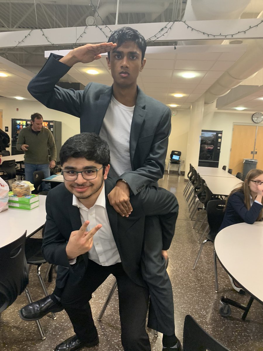 rocknorthSandD's tweet photo. we were too scattered to get a team picture but fixing our ties should work right? https://t.co/cHdQ6OupAl
