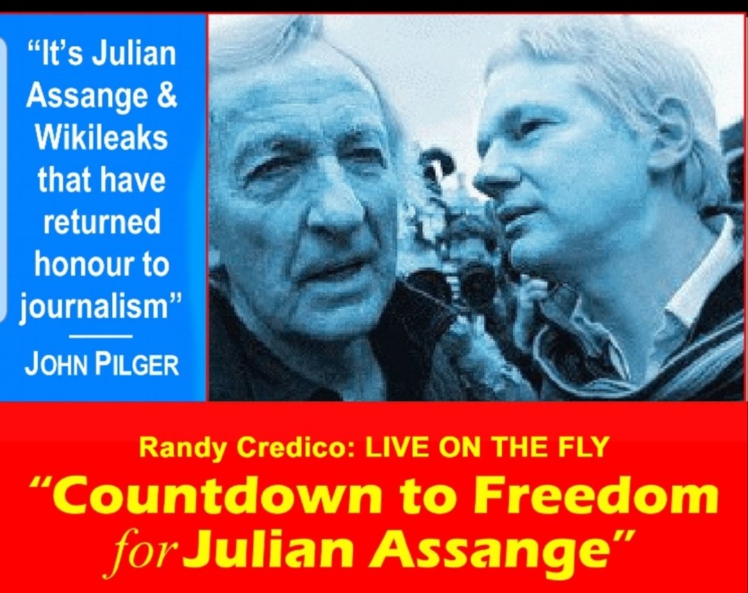 CredicoRandy's tweet photo. FRIDAY THE 13TH:  #Assange Countdown To Freedom Special with Argentine Ambassador @AliciaCastroAR
and legendary author, academic, historian, activist activist  @TariqAli_News .
 music clips courtesy of
@AnonScan
#FreeAssange
#CovertActionMag 
#couragefound https://t.co/Z7D2oY2dDK