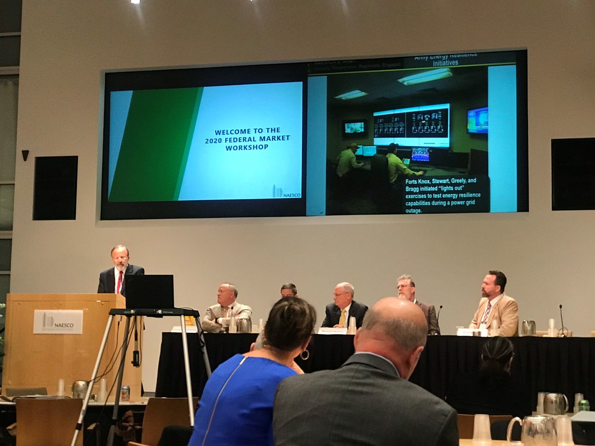 EcoEngineerInc's tweet photo. J.E. Jack Surash, acting deputy asst. secretary for Energy &amp; Sustainability of the Army is opening the session for Army ESPC: Best Practices from Beginning to End
#FederalMarketWorkshop
@NaescoNews 
#NAESCOEvents
#energyefficiency https://t.co/vunwti0W8B