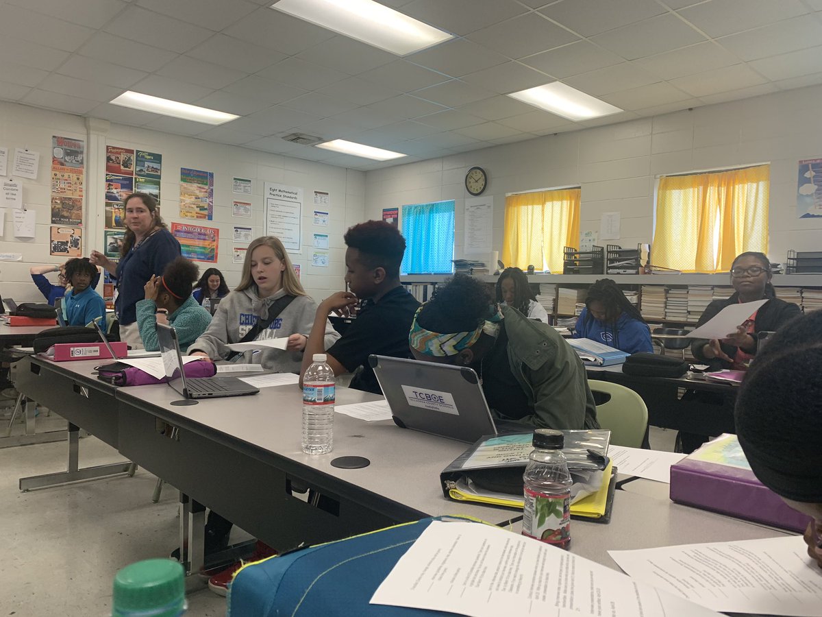 Ss in <a href="/chstigerhistory/">Carol Edwards</a> are working collaboratively to develop interview questions for their history research project/presentation. Have any connections to someone that has served or that just has a rich historical experience to share? Let us know! <a href="/CburgHigh/">Childersburg High</a> #committed