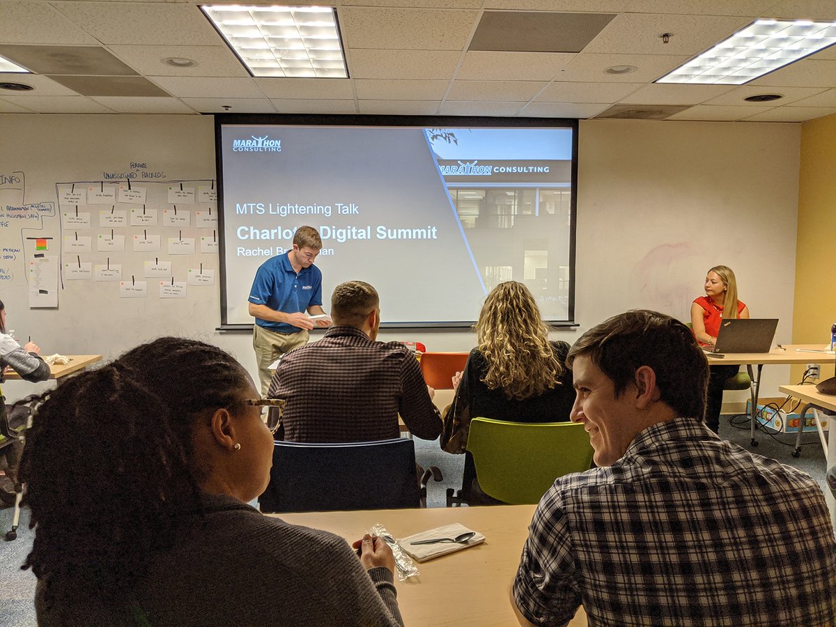 MarathonIT's tweet photo. We recently kicked off our 2020 MTS (Marathon Training Sessions) series with wine, cheese, and great training presentations including Paid Advertising and Social Media, SAFe 5.0 and Program Increment Planning. https://t.co/roI7bGmgDJ