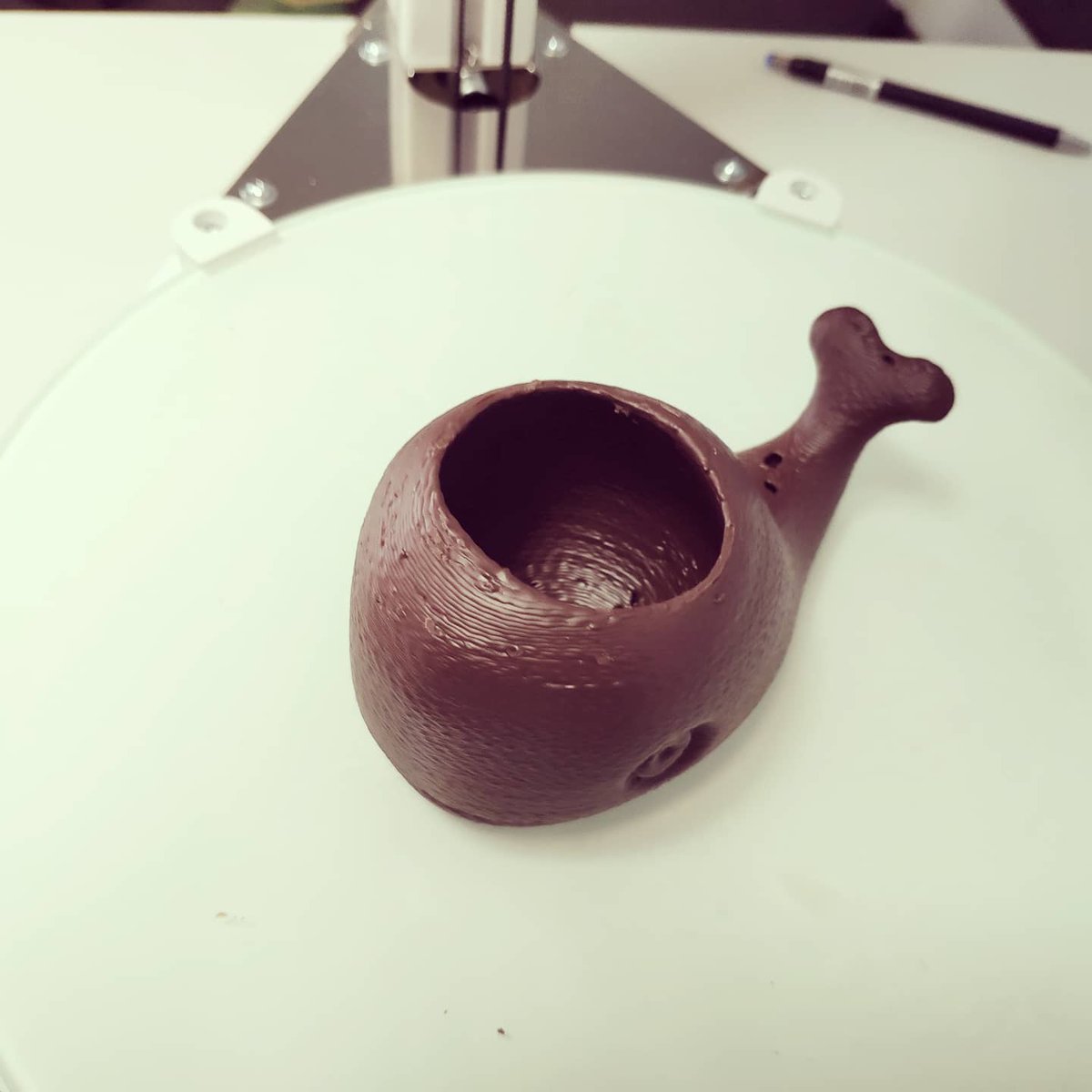 ChocoL3d's tweet image. Chocolate Moby Dick 

#chocol3d #3dfood #foodprint #3dprinting #l3delta #3dprinter #3dprint #foodporn #pastry