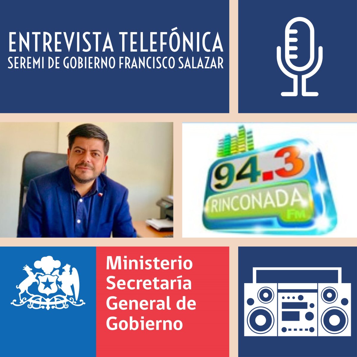 VoceriaAntofa's tweet photo. Nuestro Seremi de Gobierno @fsalazar_huerta 🎙️entregó importantes noticias para #Mejillones el congelamiento de las tarifas del agua hasta 2026,  el subsidio al #IngresoMínimo 💵💰,  y cómo postular al FFOIP y Fondo de Medios de Comunicación el #ChileQueQueremos https://t.co/5w6BuFE7hQ