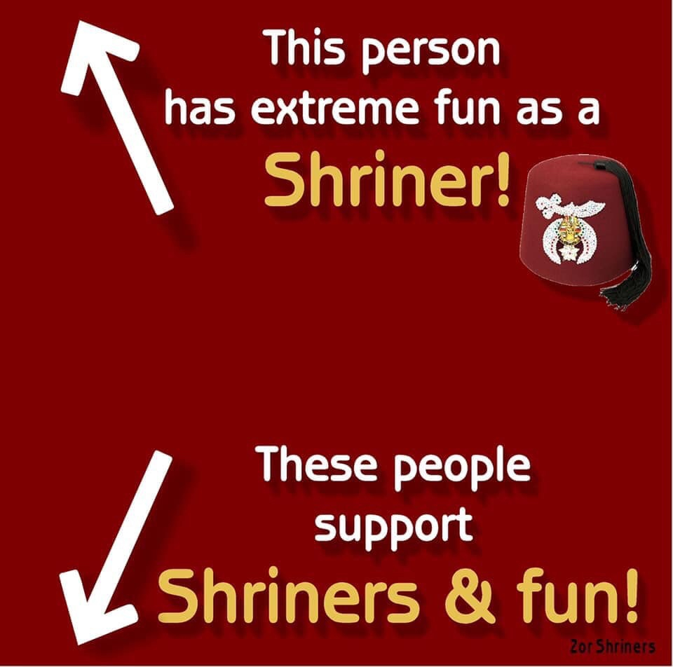 JMembership's tweet photo. Probably the most accurate schematic I have seen regarding being a Shriner.

Are you ready to join the fun!  Ask a Shriner...it so happens I'm one.  Email me at jamilmembership@gmail.com to start your journey. https://t.co/HJa3EoWGej