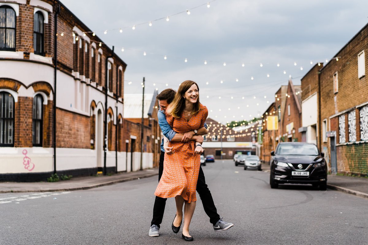 DigbethWeddings's tweet photo. #tbt to Laura and Matt's very fun engagement shoot shot by Birmingham based photographer @BabbPhotography 📸 https://t.co/h6lCgkOnVN