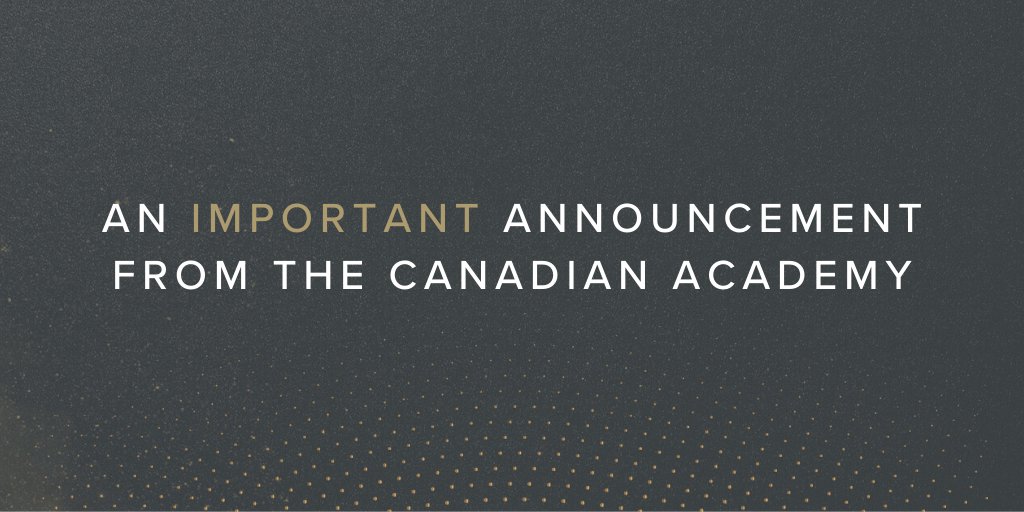 TheCdnAcademy's tweet photo. An important message about Canadian Screen Week: https://t.co/iO62ouW9oC https://t.co/uOnskxHp0c