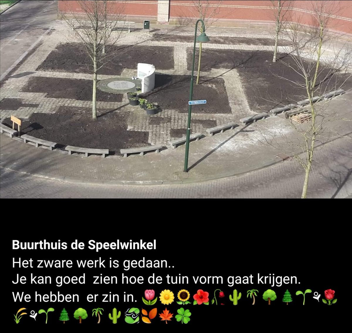Hoe de buurttuin aan de Sint Mariewal en Verlorenkost vorm krijgt in #Gouda.