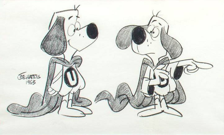 ani_obsessive's tweet photo. Character designs by Joe Harris for Underdog (1964–1967), created by W. Watts Biggers and Joe Harris, Total Television https://t.co/jkKsOoFaOk