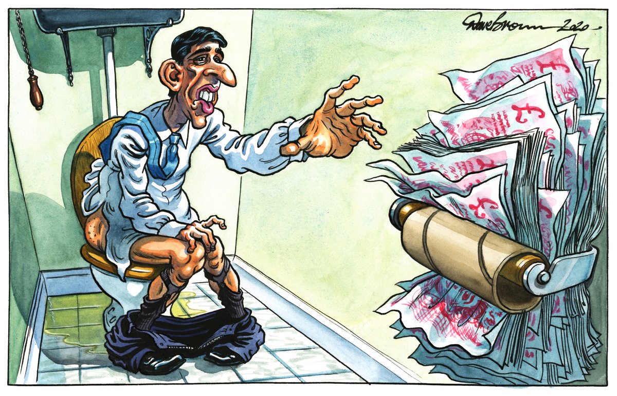 Dave Brown On Twitter Tomorrow S Independent Cartoon Rishisunak Budget2020 Austerity Coronavirus Toiletpaperpanic