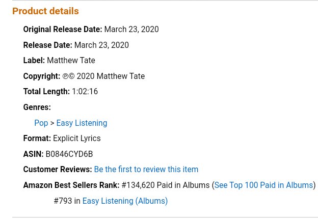 ComedianTate's tweet photo. My upcoming 2nd stand-up comedy album is now #793 worldwide in the Easy Listening category!
Pre-order your copy today on Amazon and help me reach #792! #GameSetTrashed #HSVcomedy https://t.co/BgqEb1pWt4