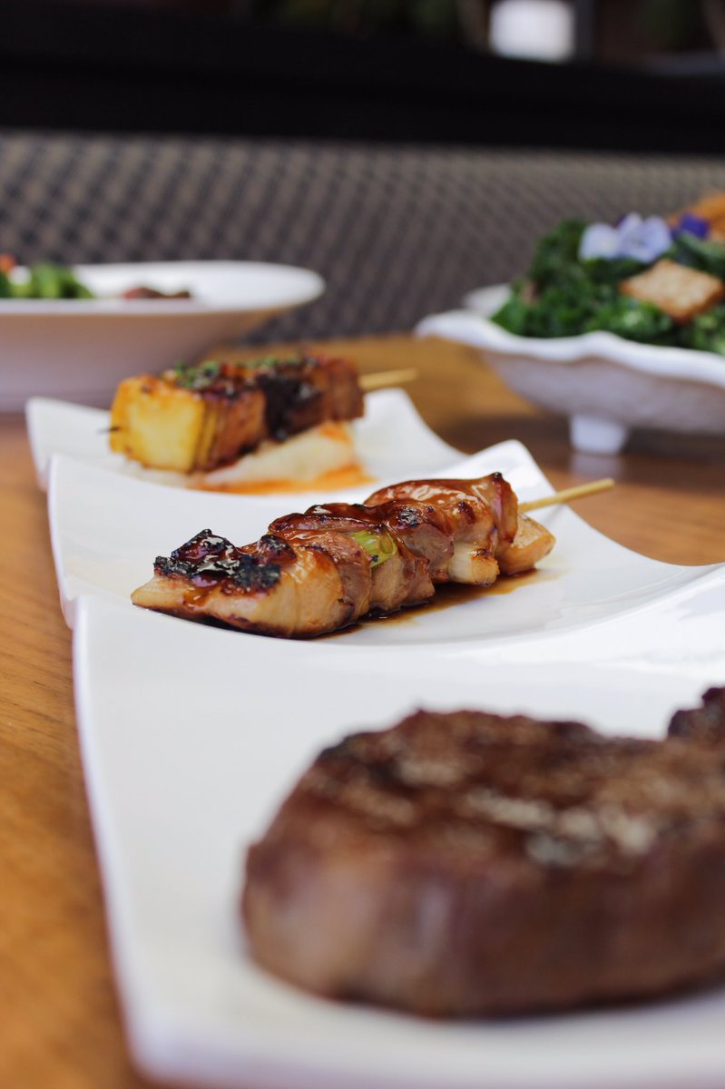 SushiRokuLV's tweet photo. Can't decide what to order? Stick with our delicious skewers and you'll never go wrong. #SushiRokuLV #skewers #foodie https://t.co/qku0yDTMA7
