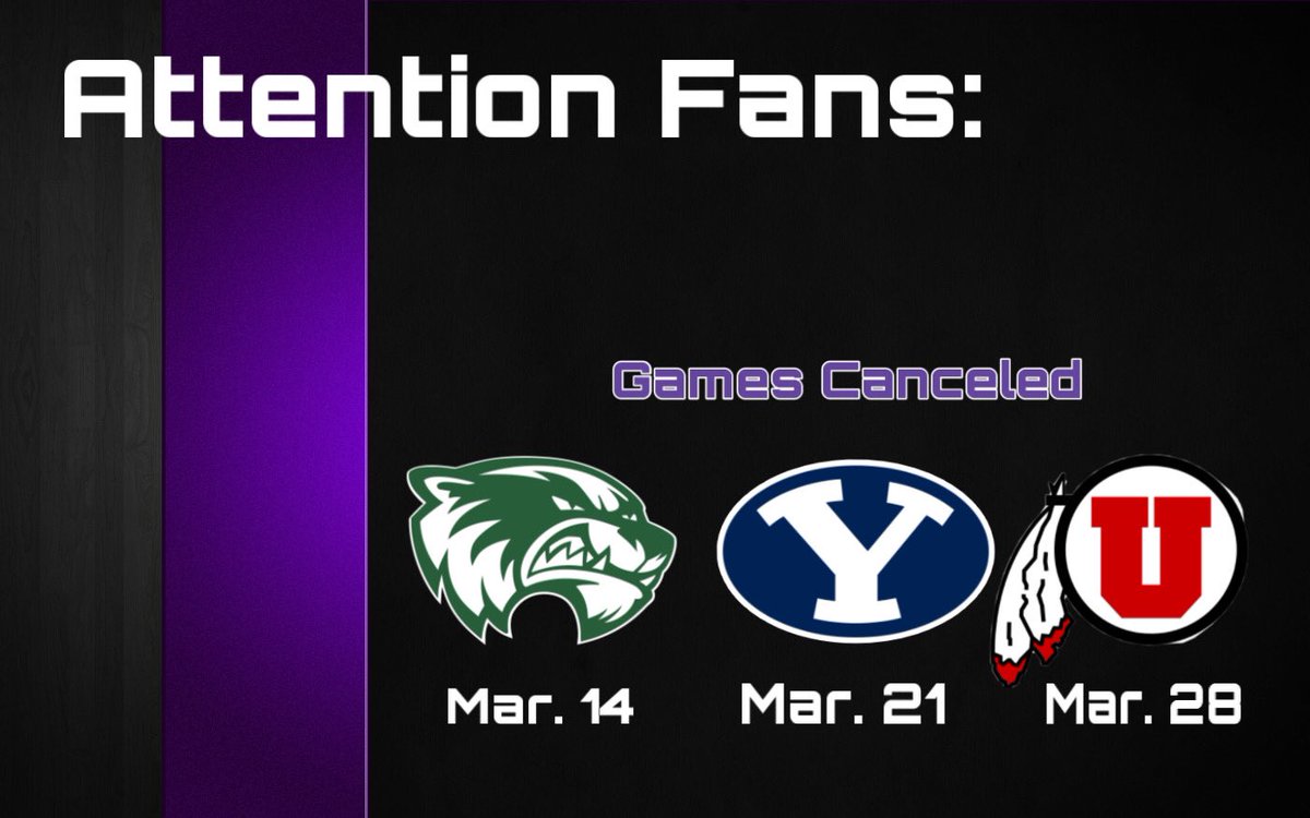 Due to the outbreak of the COVID-19 virus. We will be canceling our entire 15’s schedule this semester. Stay tuned for information on our 7’s season. 😔 #weberstate #utarugby #usarugby