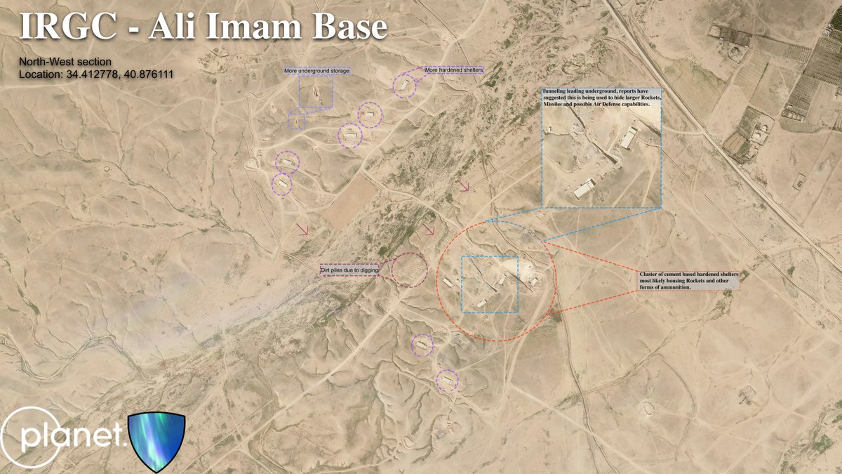 almost all bunkers at Imam Ali military base on the border to Iraq in ...